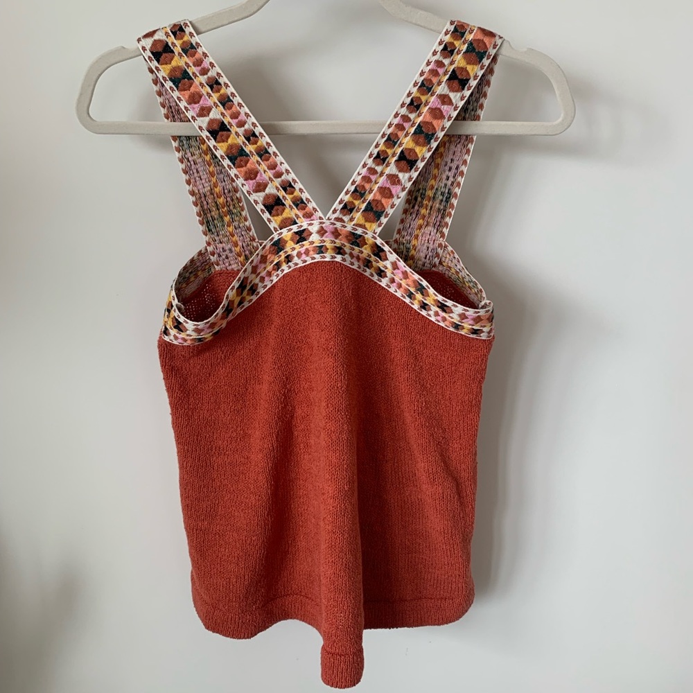 Madewell Embroidered Swing Sweater Tank